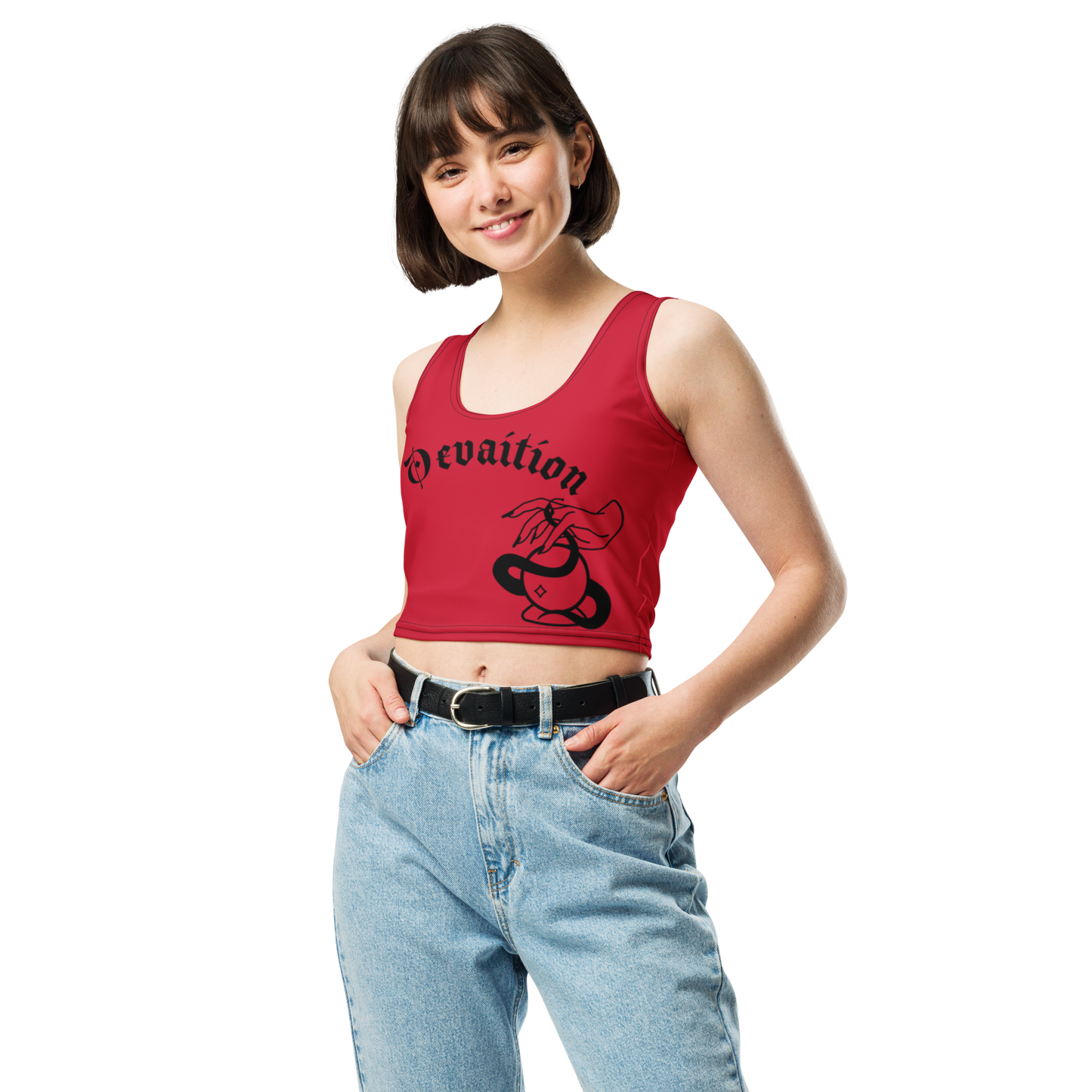 Deviation Crop Top