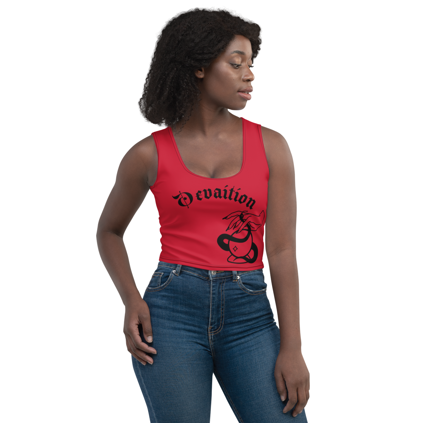 Deviation Crop Top