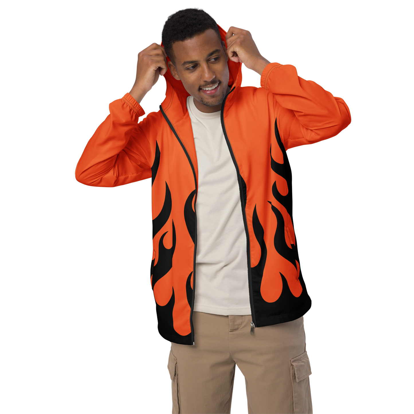 Men’s Windbreaker - Orange