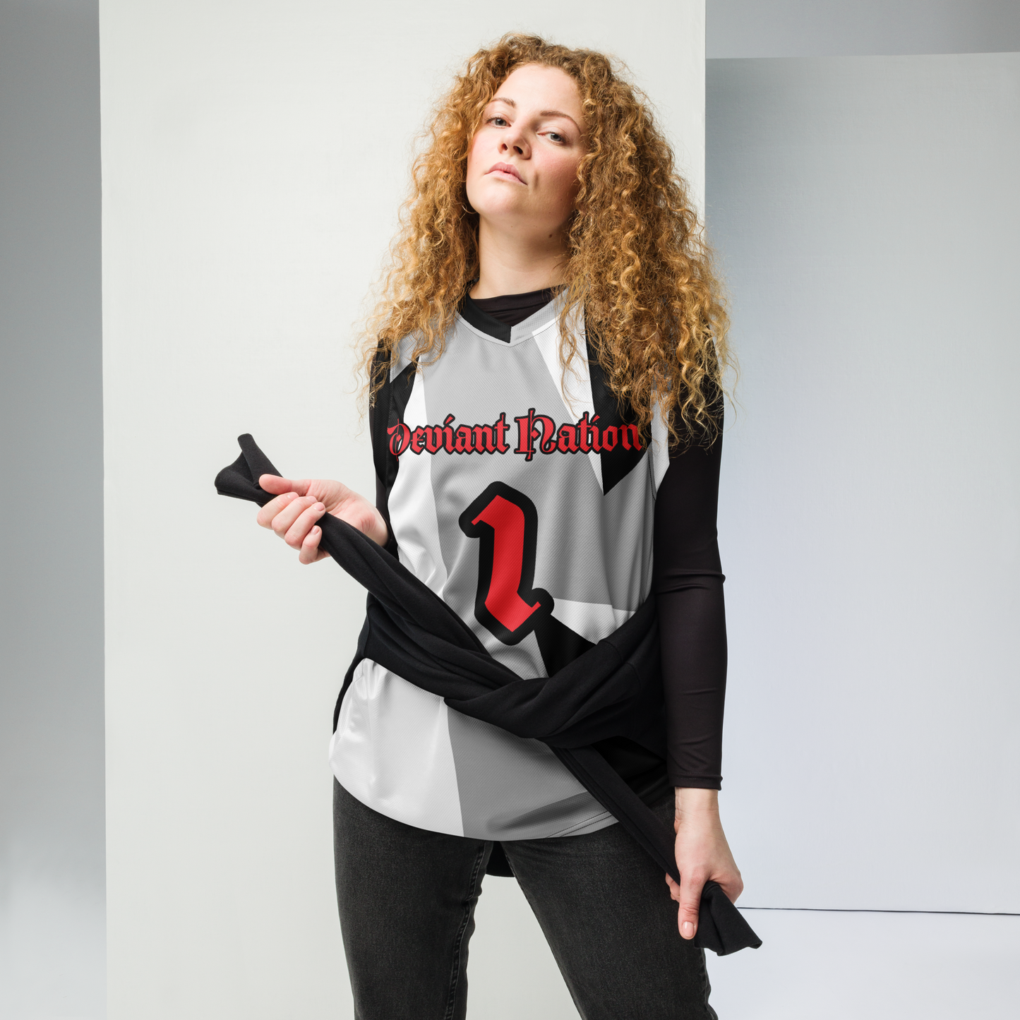 Deviant Nation Unisex Basketball Jersey - Recycled