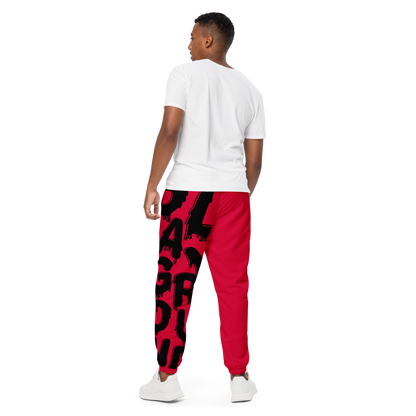 Deviant's Playground Unisex Track Pants - Red