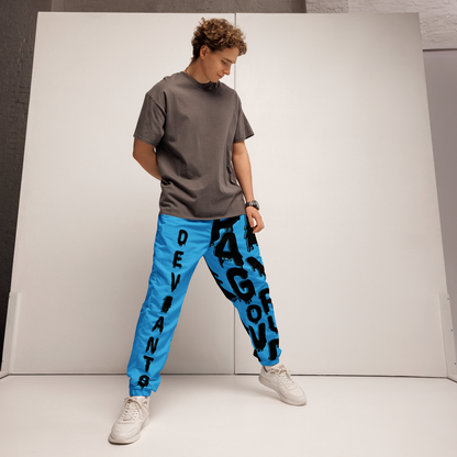 Deviant's Playground Unisex Track Pants - Sky Blue