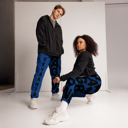 Deviant's Playground Unisex Track Pants - Dark Cerulean