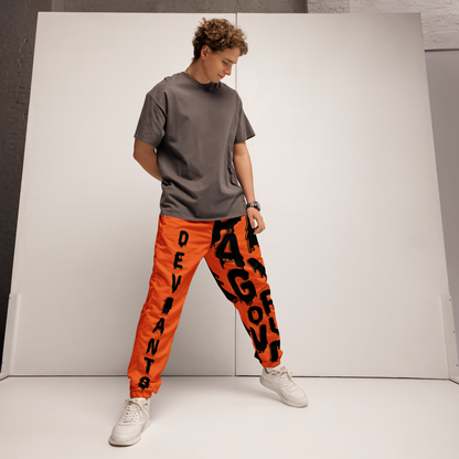 Deviant's Playground Unisex Track Pants - Orange