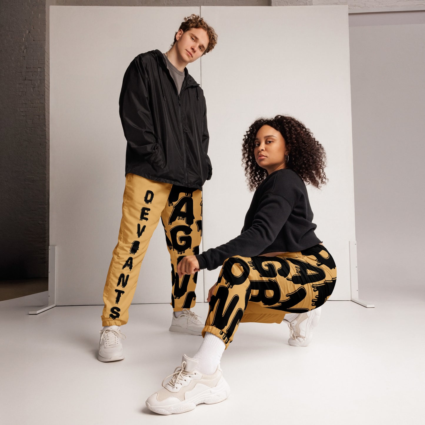 Deviant's Playground Unisex track pants - Fawn