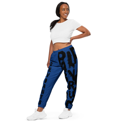 Deviant's Playground Unisex Track Pants - Dark Cerulean