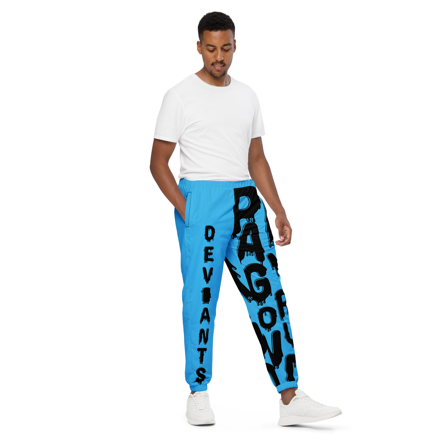 Deviant's Playground Unisex Track Pants - Sky Blue