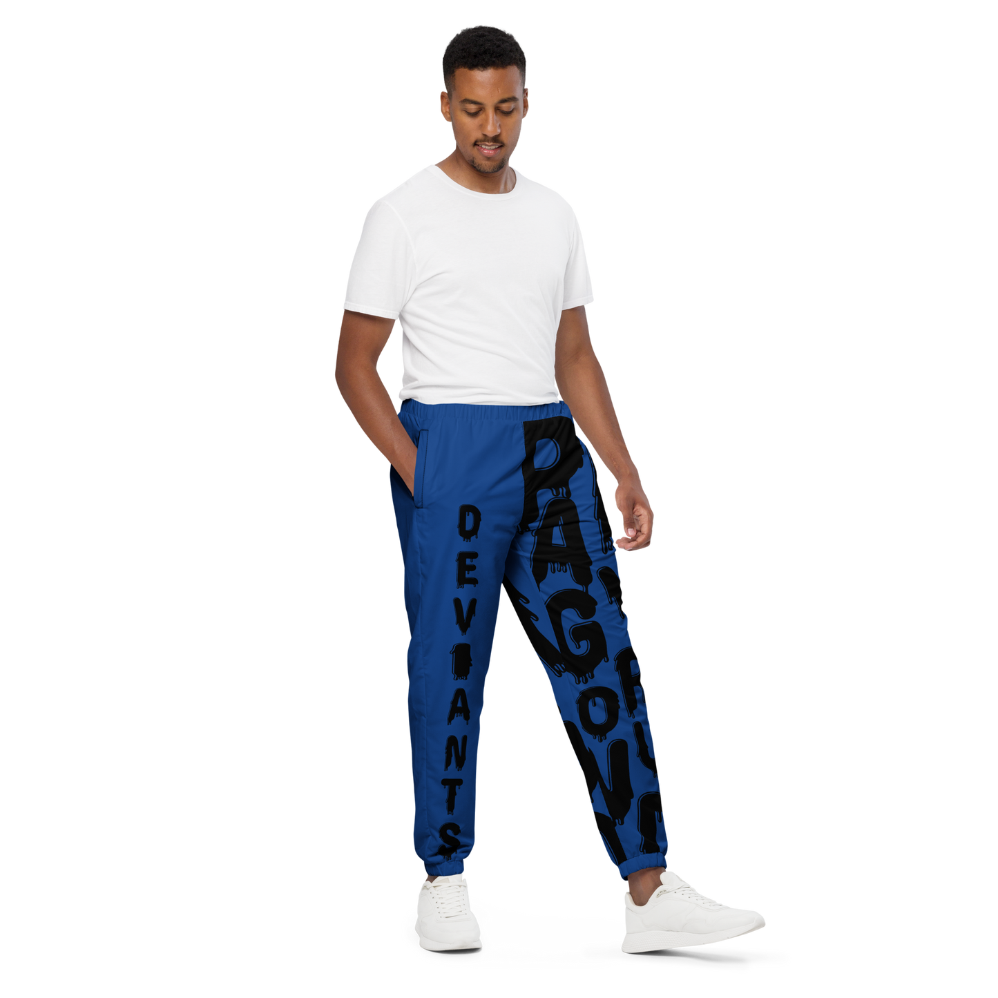 Deviant's Playground Unisex Track Pants - Dark Cerulean