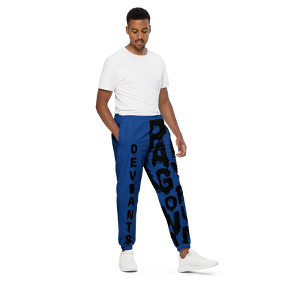 Deviant's Playground Unisex Track Pants - Dark Cerulean