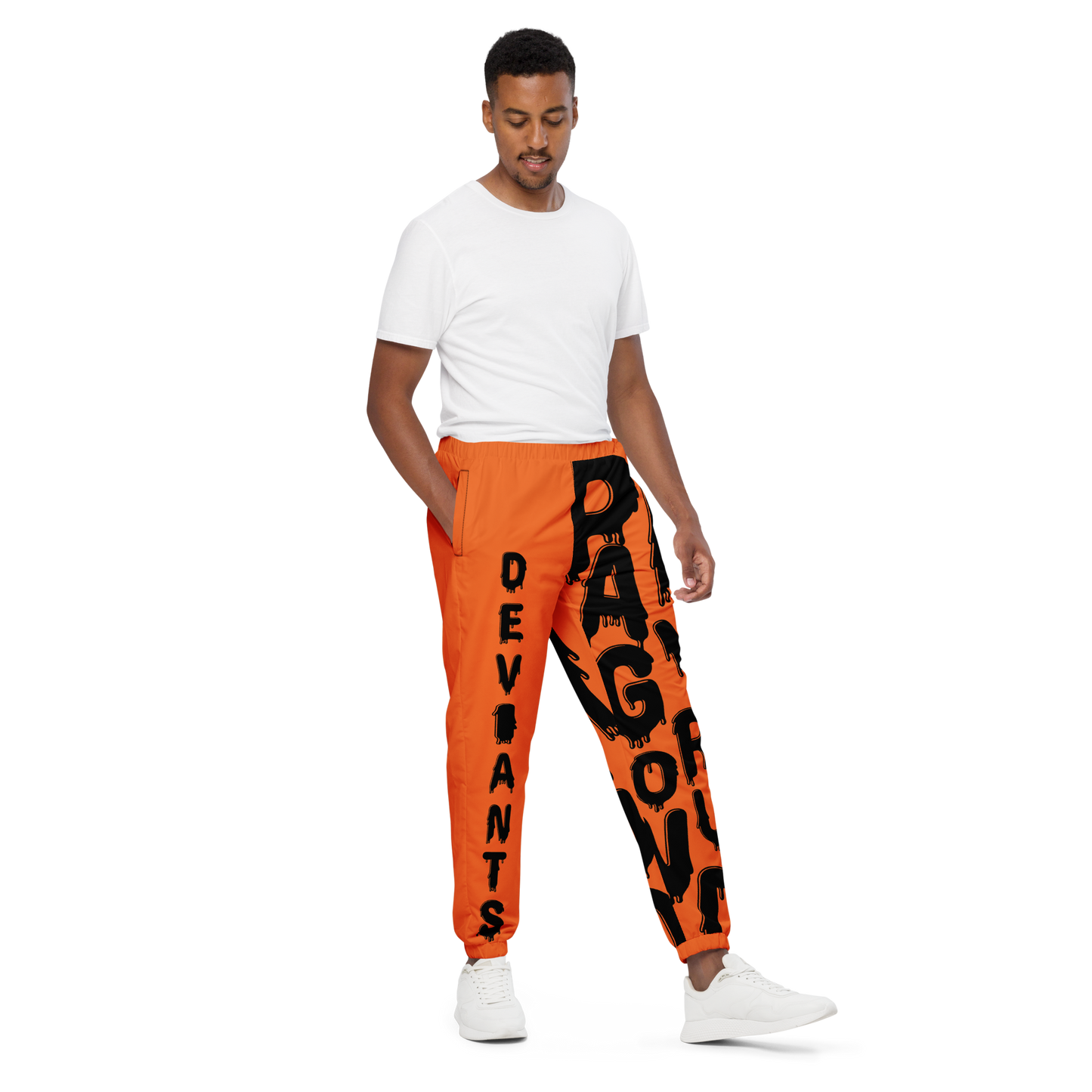 Deviant's Playground Unisex Track Pants - Orange