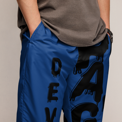 Deviant's Playground Unisex Track Pants - Dark Cerulean