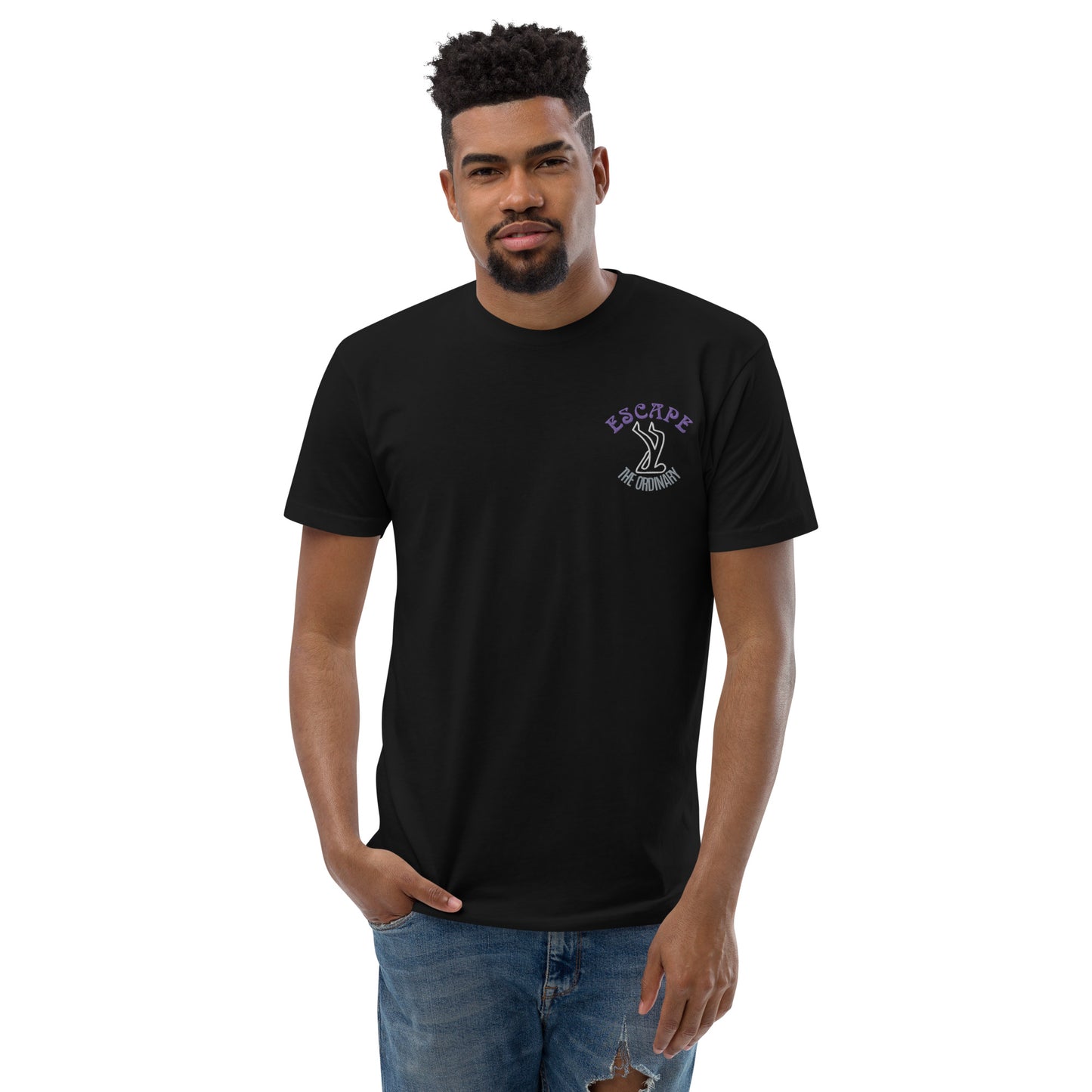 Escape The Ordinary Men's Fitted T-Shirt - Purple