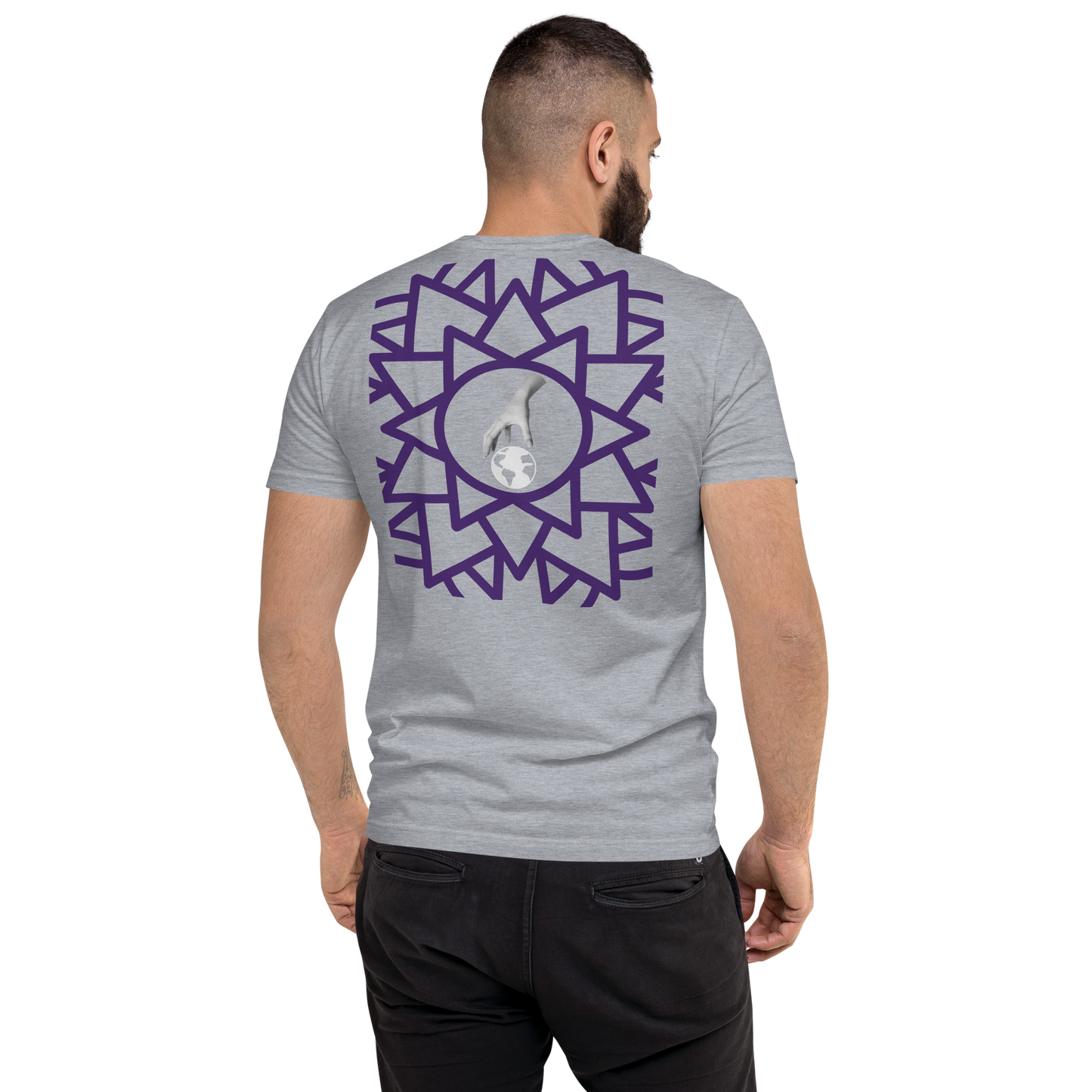 Escape The Ordinary Men's Fitted T-Shirt - Purple