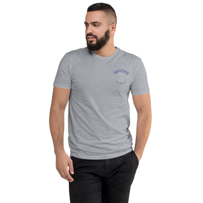 Escape The Ordinary Men's Fitted T-Shirt - Purple