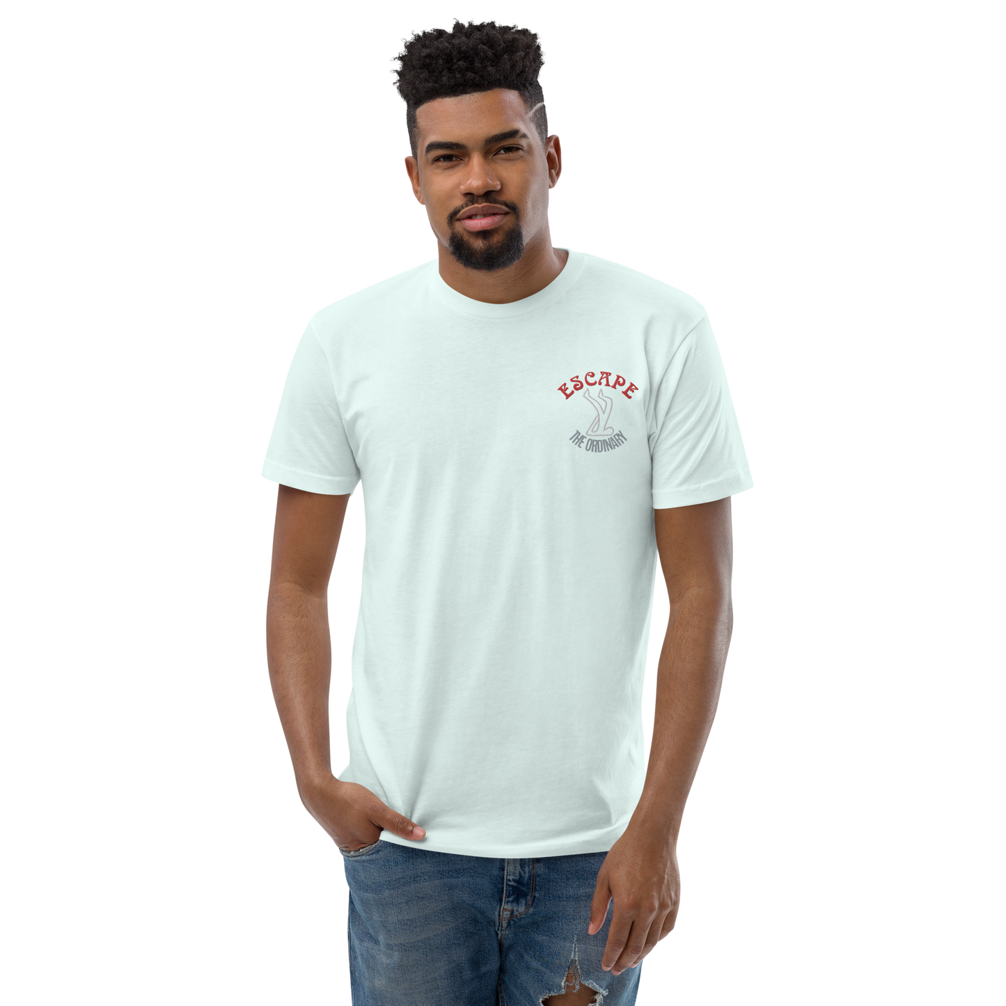 Escape The Ordinary Men's Fitted T-Shirt - Red