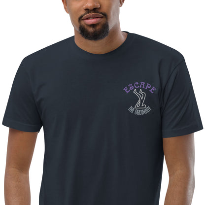 Escape The Ordinary Men's Fitted T-Shirt - Purple