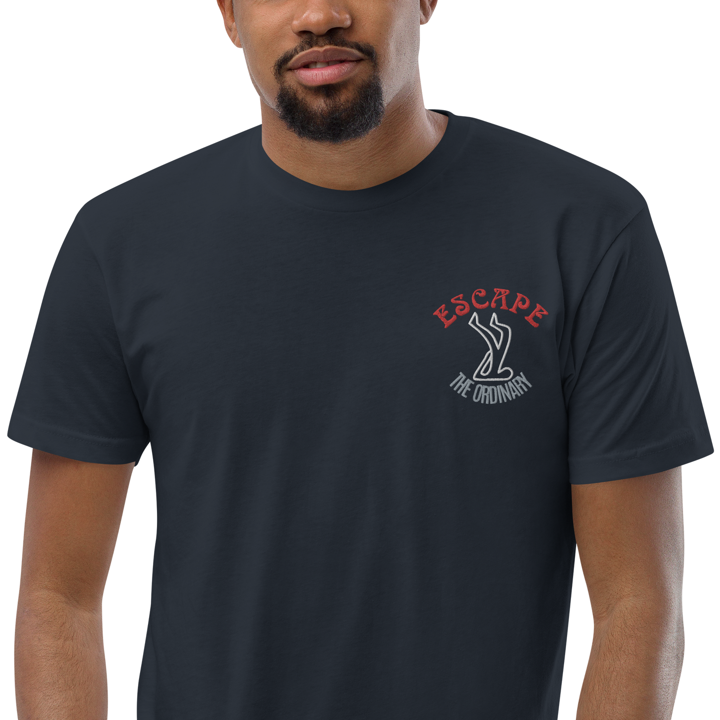 Escape The Ordinary Men's Fitted T-Shirt - Red