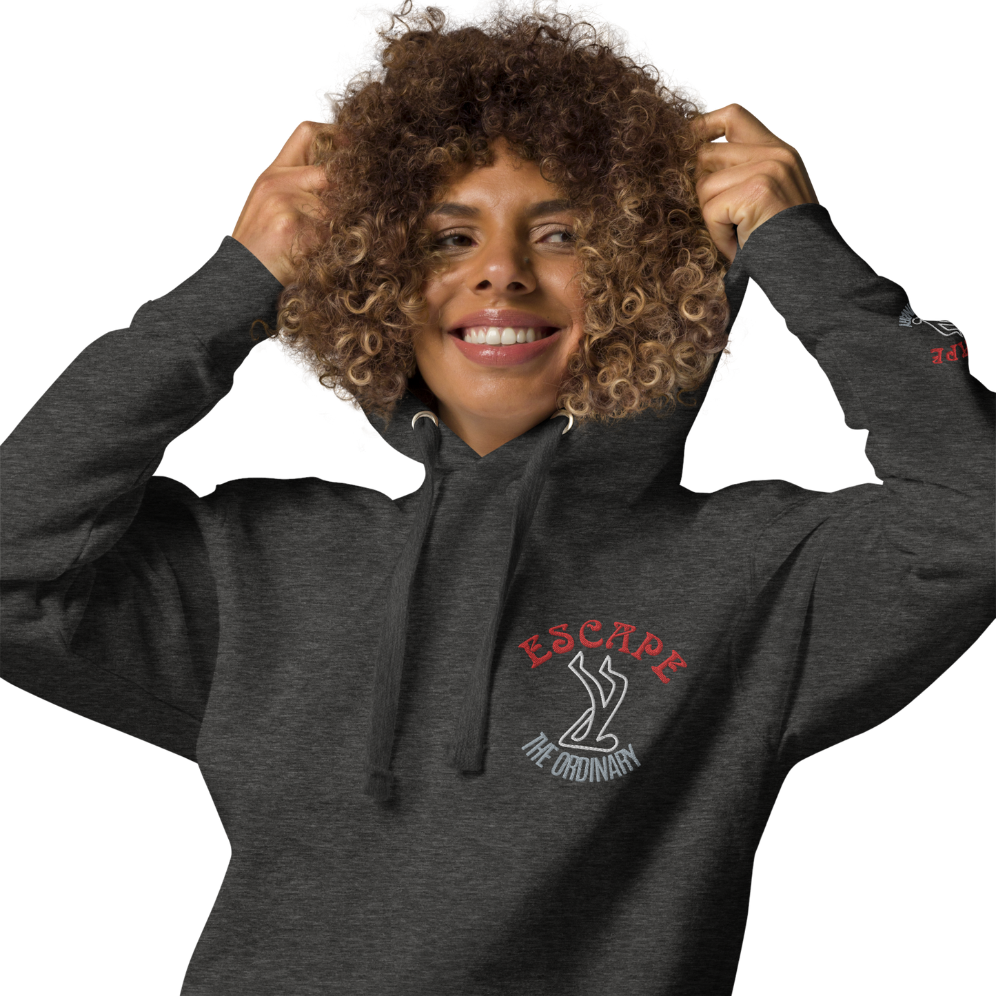 Escape The Ordinary Unisex Hoodie - Red